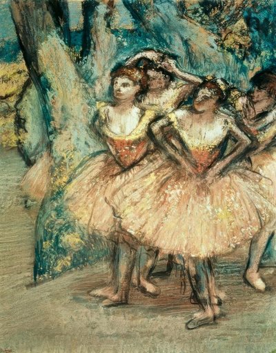 Bailarinas en rosa de Edgar Degas