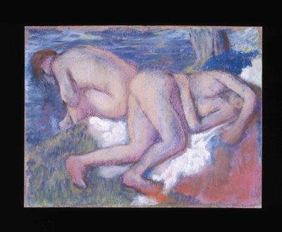 Dos mujeres bañándose, c. 1895 de Edgar Degas