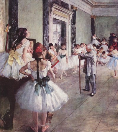 La clase de baile de Edgar Degas