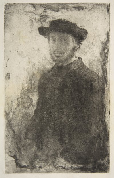 Edgar Degas: autorretrato de Edgar Degas