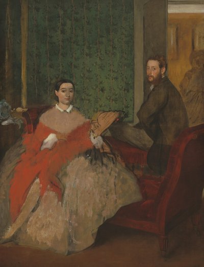 Edmondo y Thérèse Morbilli de Edgar Degas