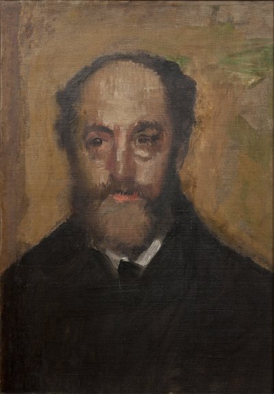 Retrato del crítico de arte Emile Durand-Greville (1838-1914) de Edgar Degas