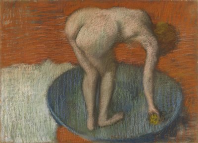 Mujer en la bañera de Edgar Degas