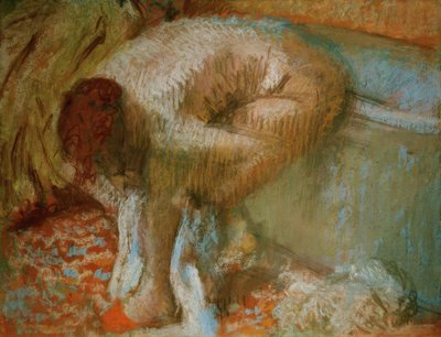 Mujer secándose los pies después del baño de Edgar Degas