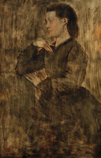 Retrato de mujer de Edgar Degas