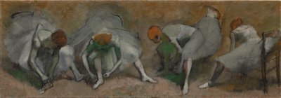 Friso de bailarines de Edgar Degas
