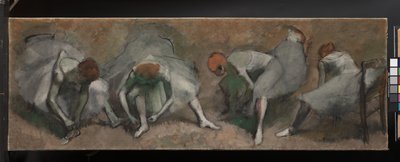 Friso de bailarinas, c.1895 de Edgar Degas