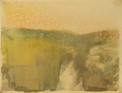 Paisaje verde, c.1890 de Edgar Degas