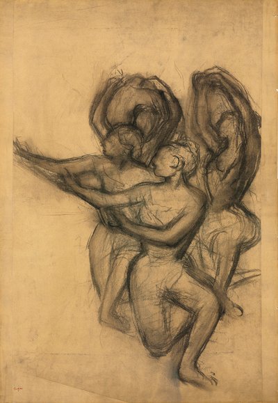 Grupo de bailarines, c.1895-1900 de Edgar Degas