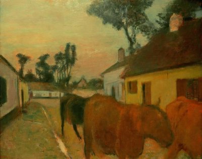 Regreso del rebaño de Edgar Degas