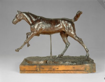 Caballo galopando con el pie derecho, finales de los años 1880 de Edgar Degas
