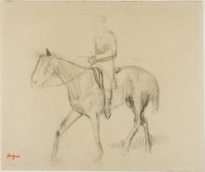Caballo y jinete de Edgar Degas