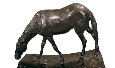 Caballo en el abrevadero de Edgar Degas
