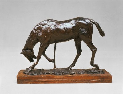 Caballo con la cabeza baja de Edgar Degas