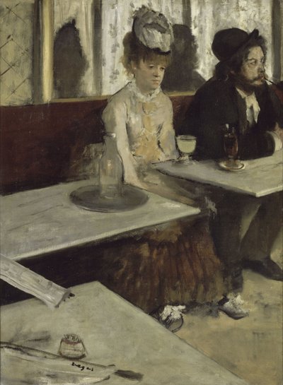 En un Café Absenta, 1873 de Edgar Degas