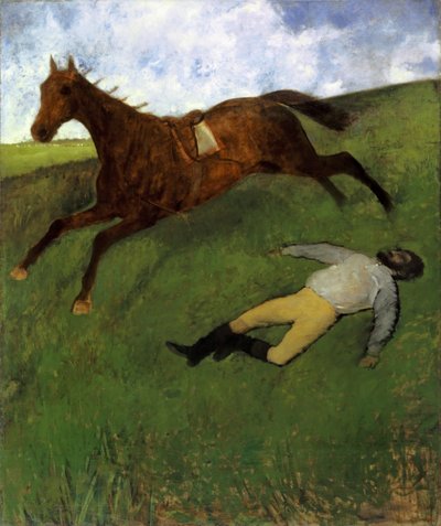 Jinete herido de Edgar Degas