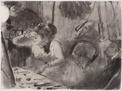 Intimidad, c. 1877-80 de Edgar Degas
