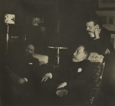 Jules Taschereau, Edgar Degas y Jacques-Emile Blanche, diciembre de 1895 de Edgar Degas