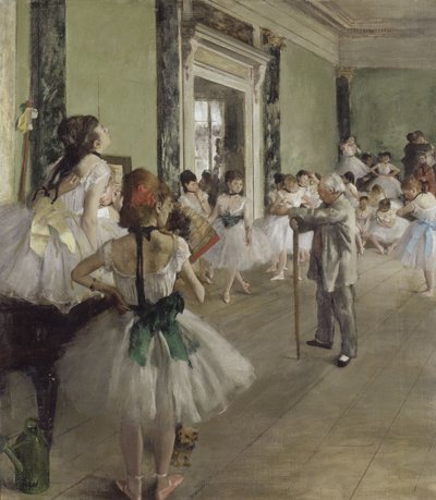 La clase de baile de Edgar Degas