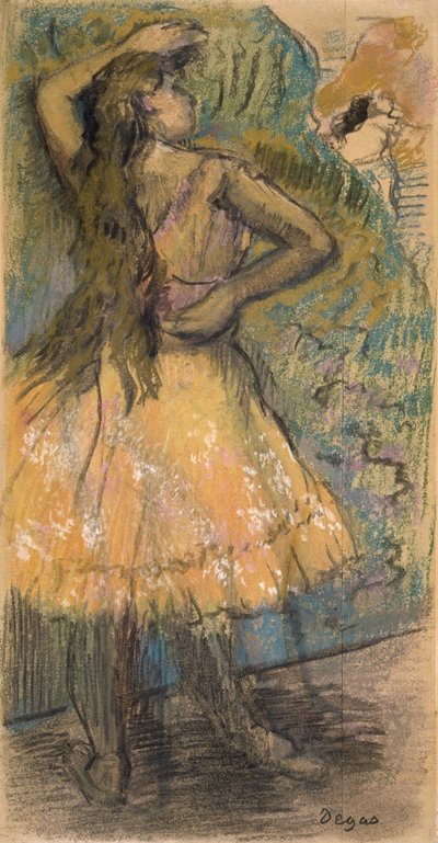 La bailarina, c.1888 (pastel sobre papel) de Edgar Degas