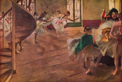 La repetición, 1877 de Edgar Degas