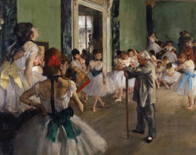 La clase de danza de Edgar Degas
