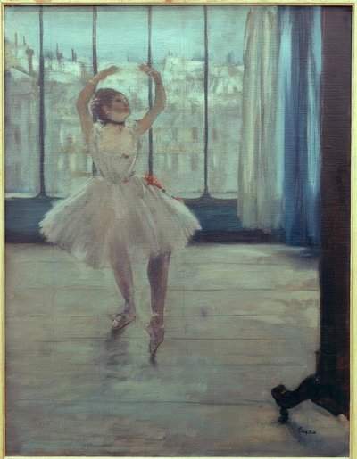 La bailarina en el fotógrafo de Edgar Degas