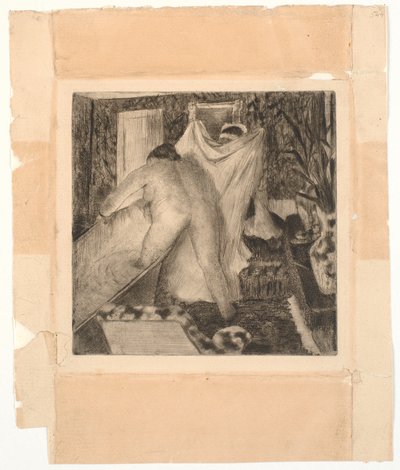 La salida del baño de Edgar Degas