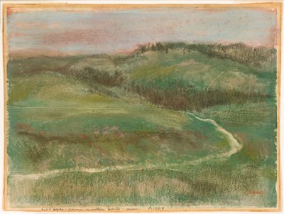 Paisaje de Edgar Degas