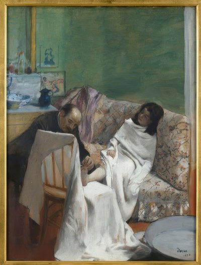 El pedicuro de Edgar Degas