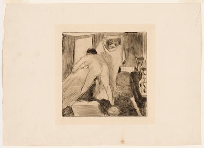 Salir del baño de Edgar Degas