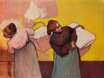 Las lavanderas de Edgar Degas