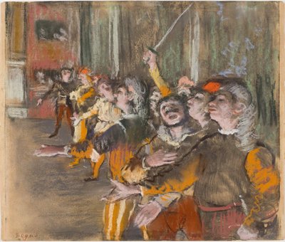 Les Choristes de Edgar Degas