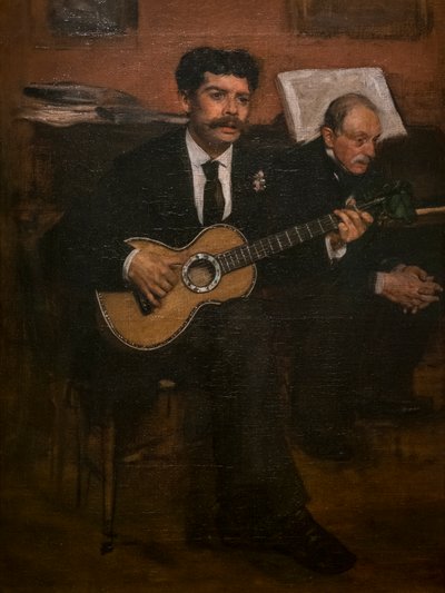 Lorenzo Pagans y Augustus De Gas de Edgar Degas