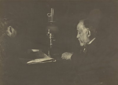 Louise Halévy leyendo a Degas de Edgar Degas