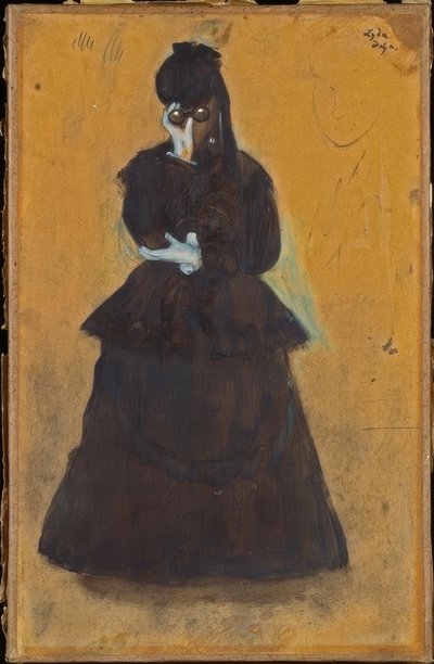 Lyda (Mujer con lorgnette) de Edgar Degas