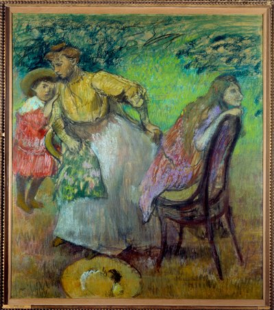 Madame Alexis Rouart y sus hijos de Edgar Degas