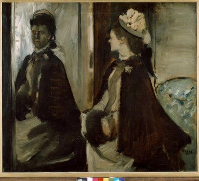 Madame Jeantaud en el espejo de Edgar Degas