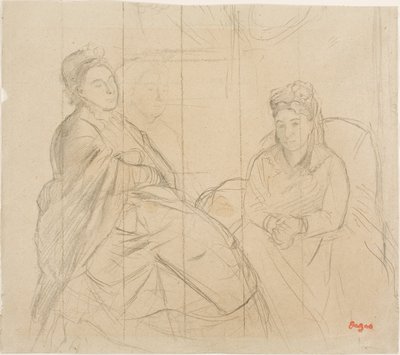 Madame Lisle y Madame Loubens de Edgar Degas