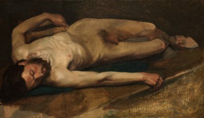 Desnudo masculino de Edgar Degas