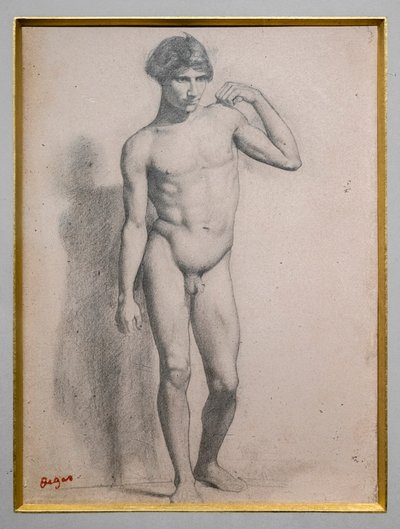 Hombre de pie de Edgar Degas