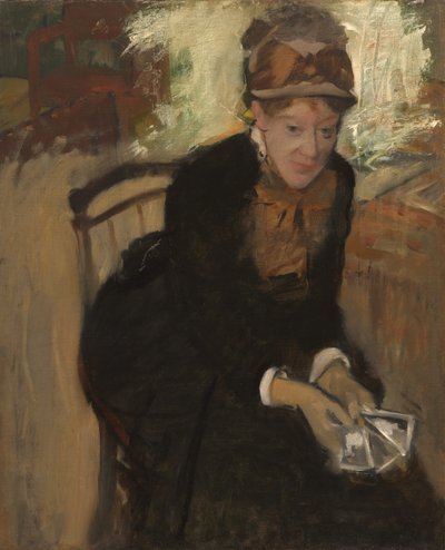 Mary Stevenson Cassatt (1844-1926), c.1880-84 (óleo sobre lienzo) de Edgar Degas