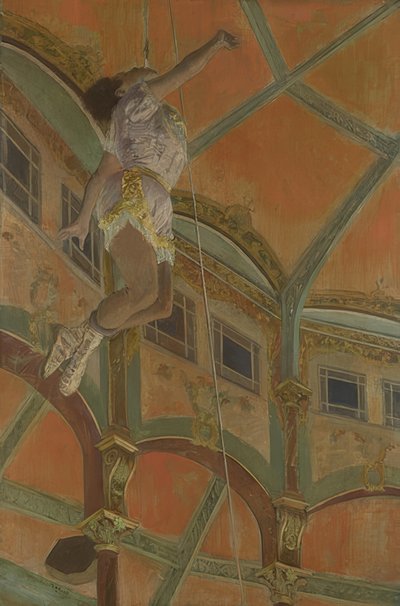 Miss La La en el circo Fernando, 1879 de Edgar Degas