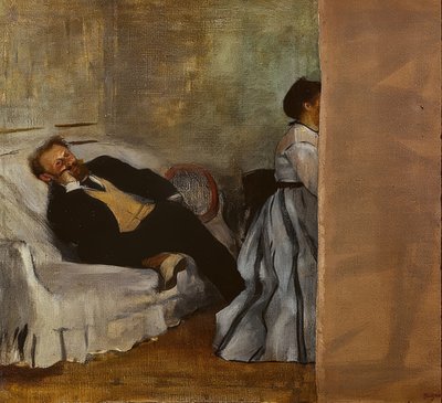 Monsieur y Madame Edouard Manet de Edgar Degas