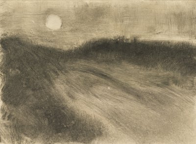 Salida de la luna, c.1880 de Edgar Degas