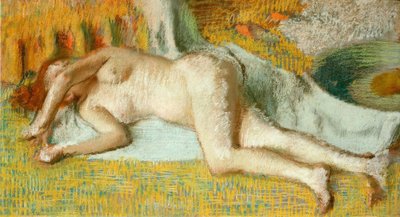 Después del baño de Edgar Degas