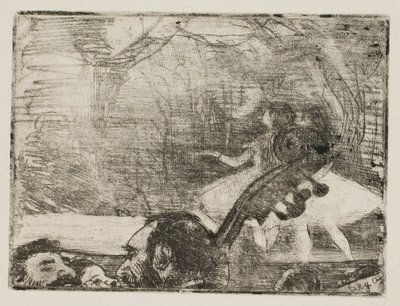 En escena I de Edgar Degas
