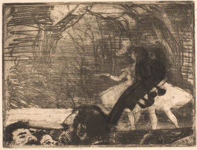 En el escenario de Edgar Degas