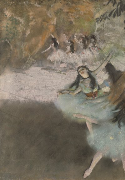 En el escenario de Edgar Degas