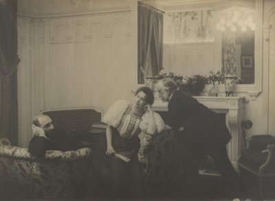 Paul Poujaud, Mme. Arthur Fontaine y Degas de Edgar Degas